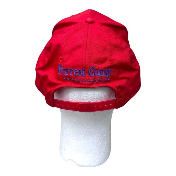 Bubba Gump Shrimp Co. Red Adjustable Hat Embroidered Logo Cap Forrest Gump READ - Picture 9 of 9